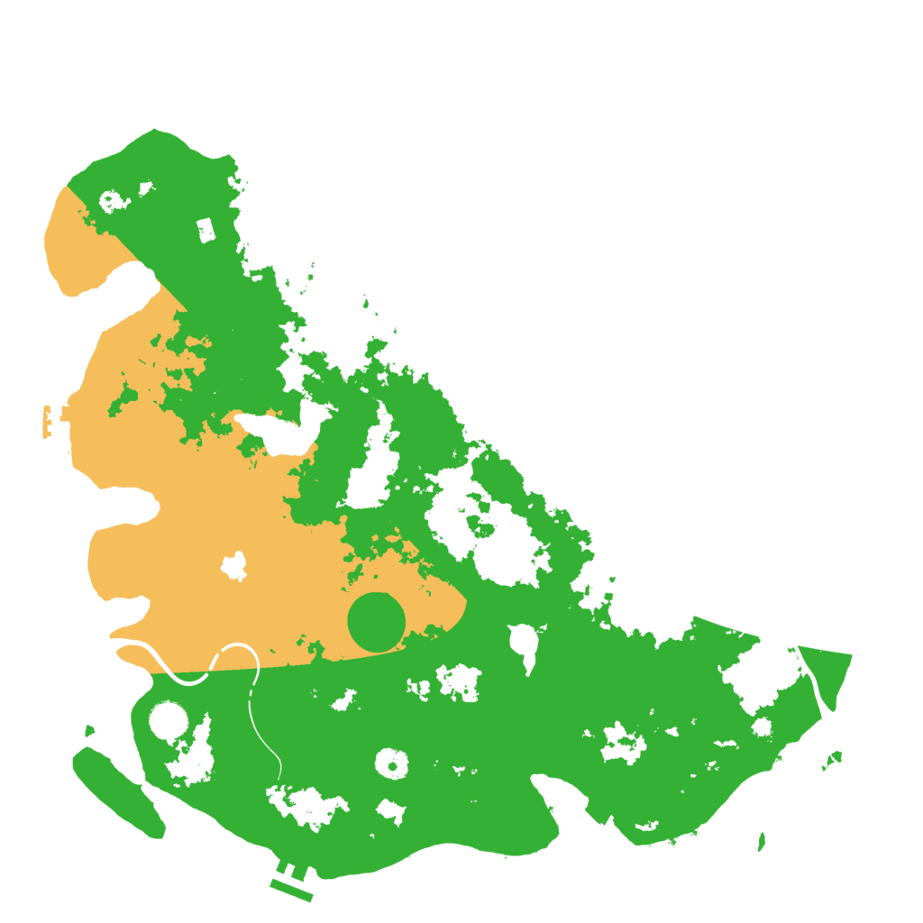 Biome Rust Map: Procedural Map, Size: 4250, Seed: 18602