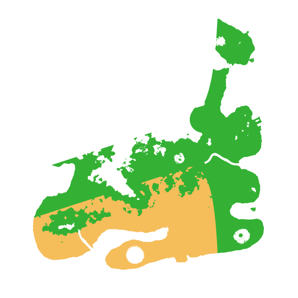 Biome Rust Map: Procedural Map, Size: 3000, Seed: 96658