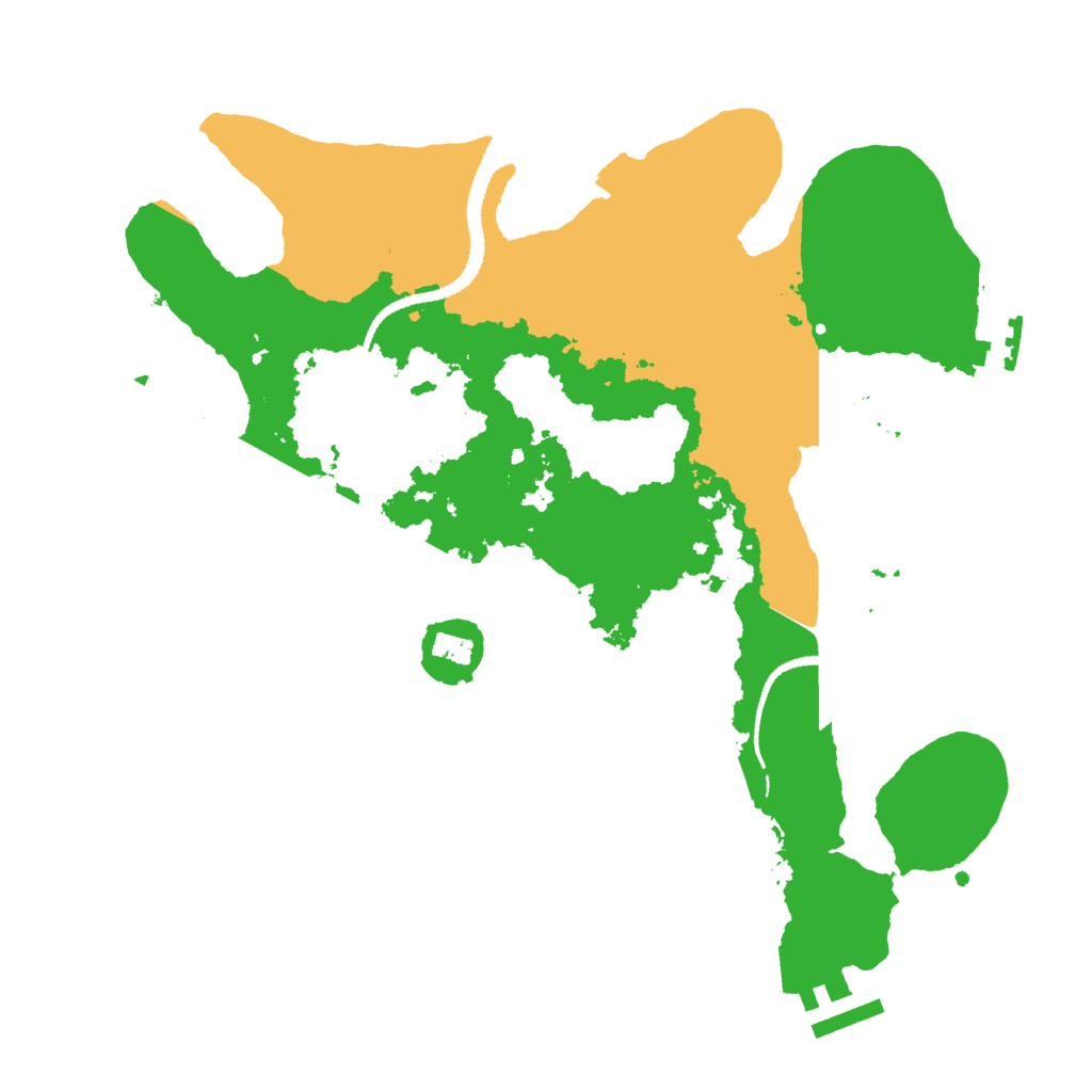 Biome Rust Map: Procedural Map, Size: 3000, Seed: 1253193009