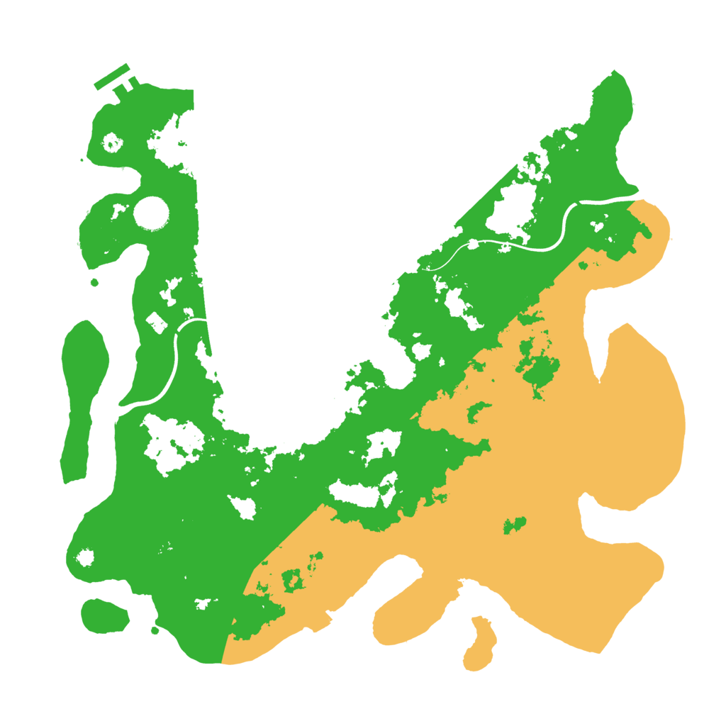 Biome Rust Map: Procedural Map, Size: 3750, Seed: 825068205