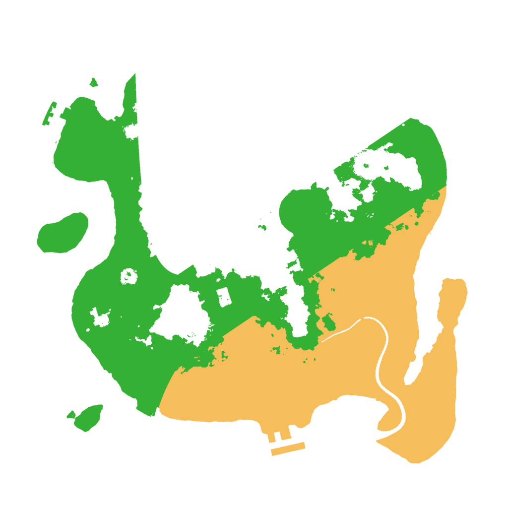 Biome Rust Map: Procedural Map, Size: 3000, Seed: 345637