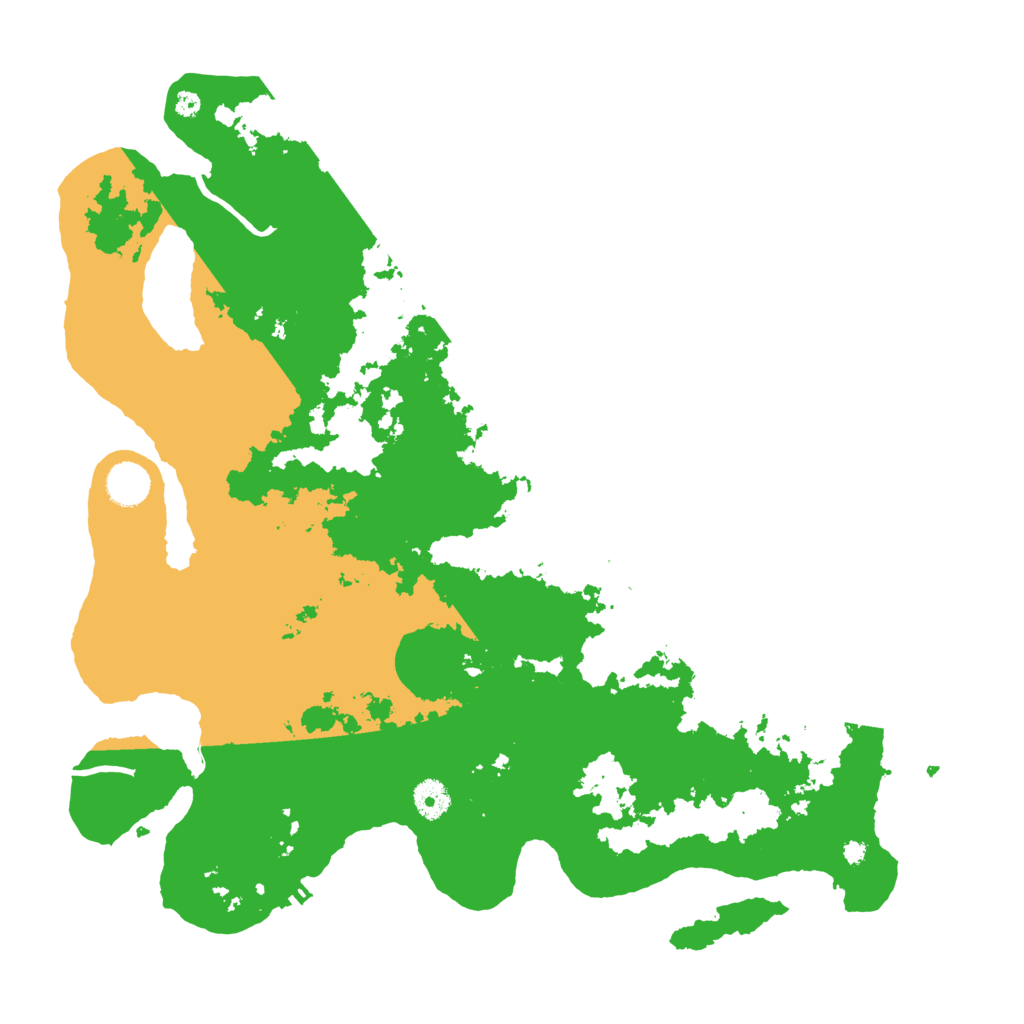 Biome Rust Map: Procedural Map, Size: 4100, Seed: 445601