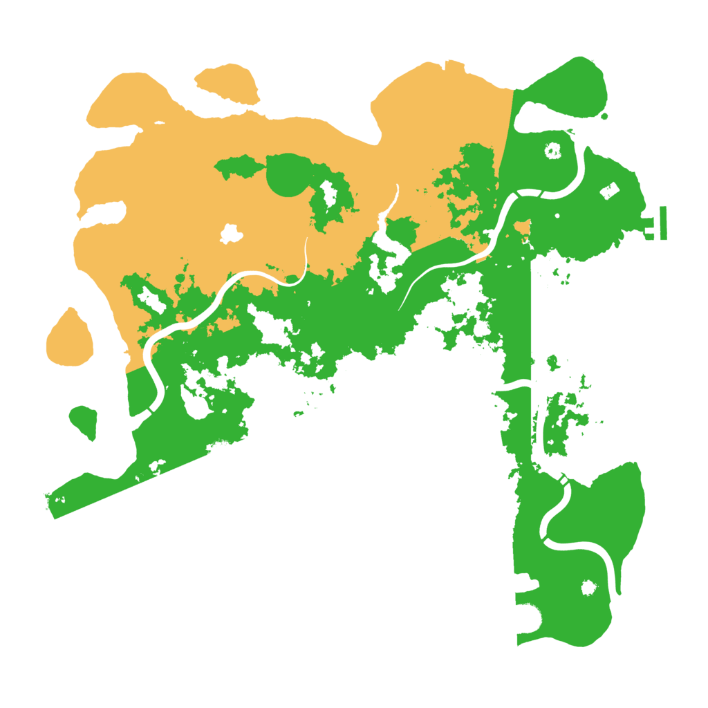 Biome Rust Map: Procedural Map, Size: 4250, Seed: 579309