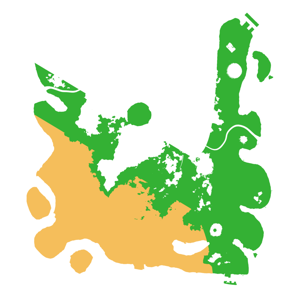 Biome Rust Map: Procedural Map, Size: 3500, Seed: 1502240735