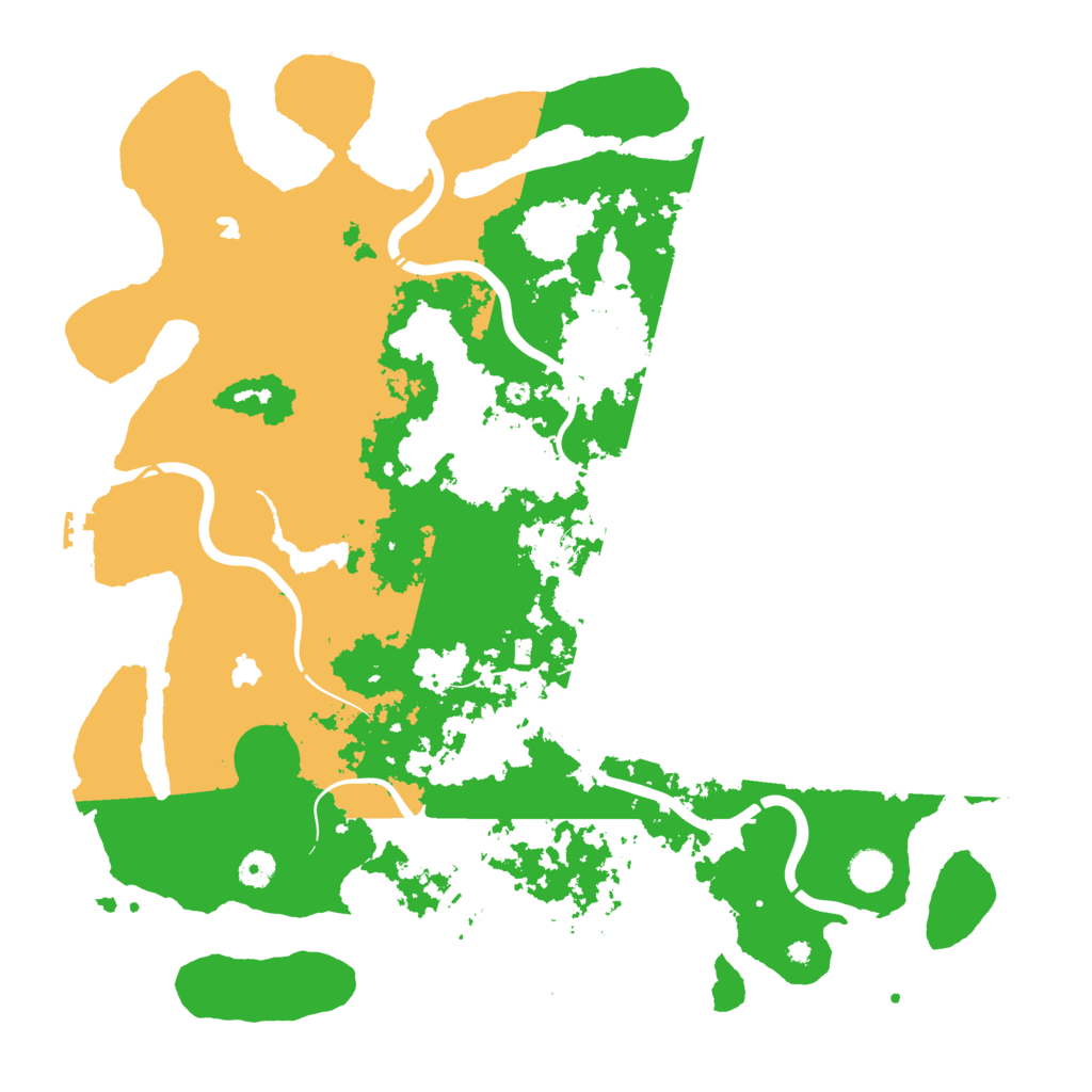 Biome Rust Map: Procedural Map, Size: 4500, Seed: 231546