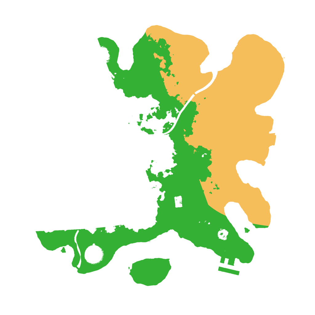 Biome Rust Map: Procedural Map, Size: 3000, Seed: 50431398