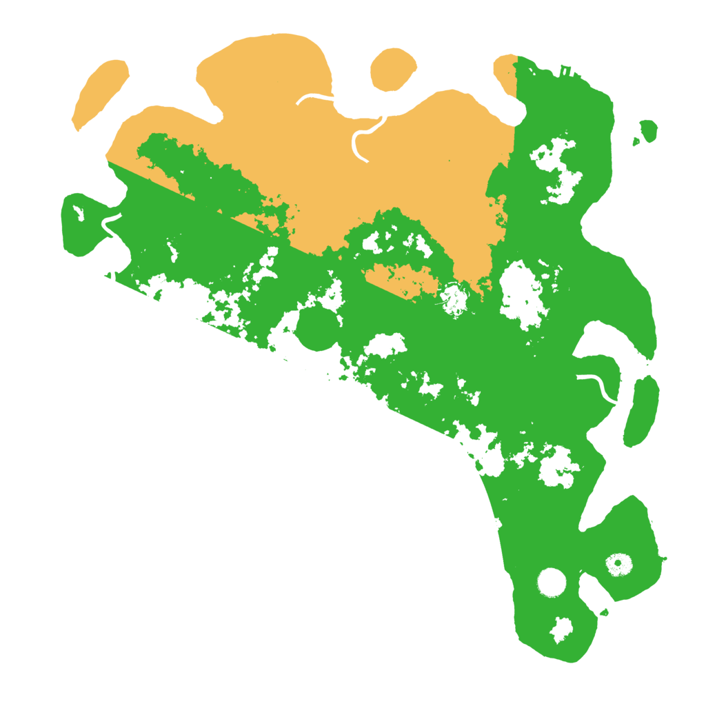 Biome Rust Map: Procedural Map, Size: 4300, Seed: 124