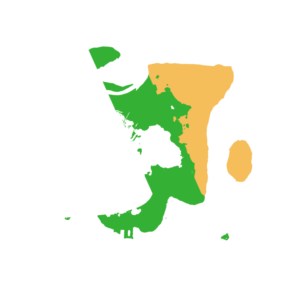 Biome Rust Map: Procedural Map, Size: 2000, Seed: 836429099