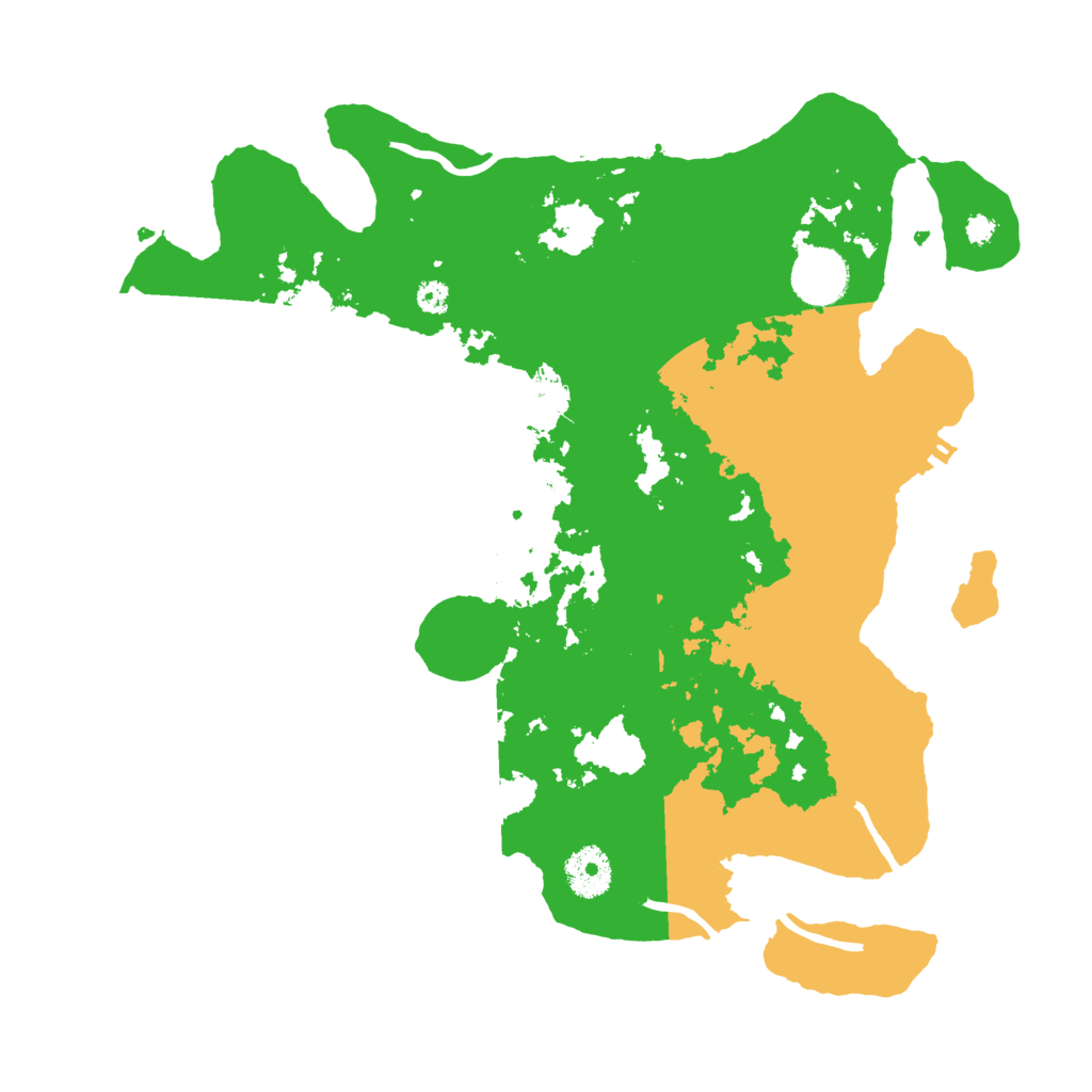 Biome Rust Map: Procedural Map, Size: 3400, Seed: 224