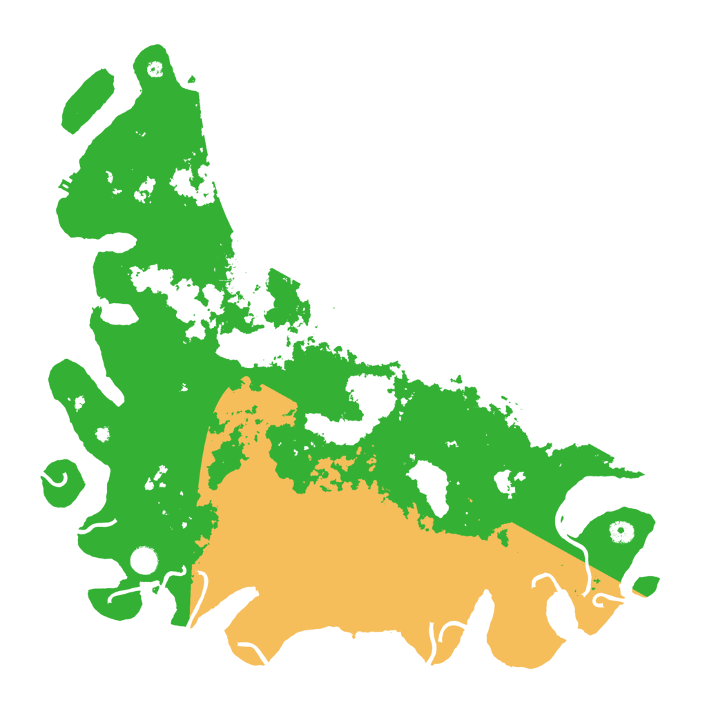 Biome Rust Map: Procedural Map, Size: 4500, Seed: 58415