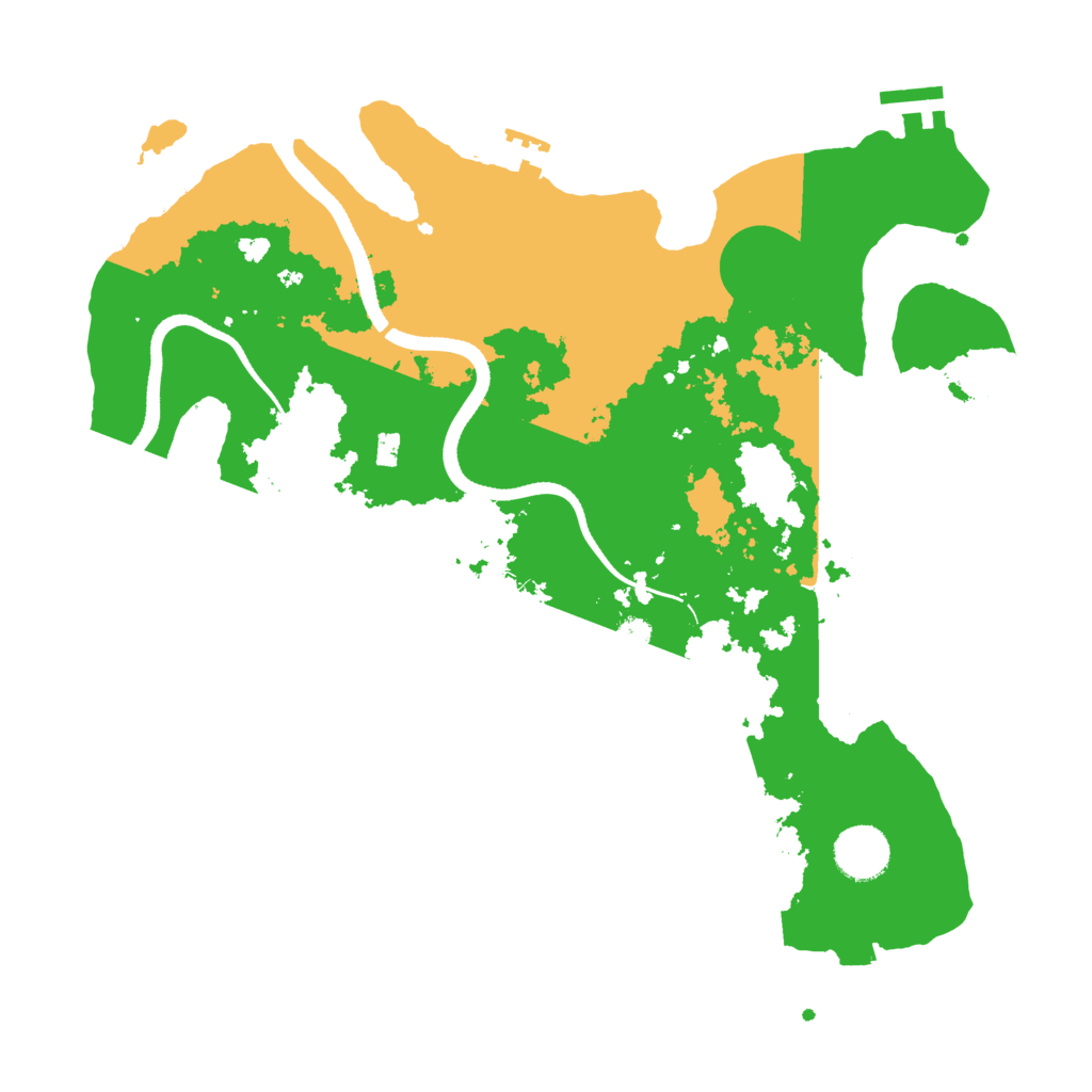 Biome Rust Map: Procedural Map, Size: 3495, Seed: 994206969