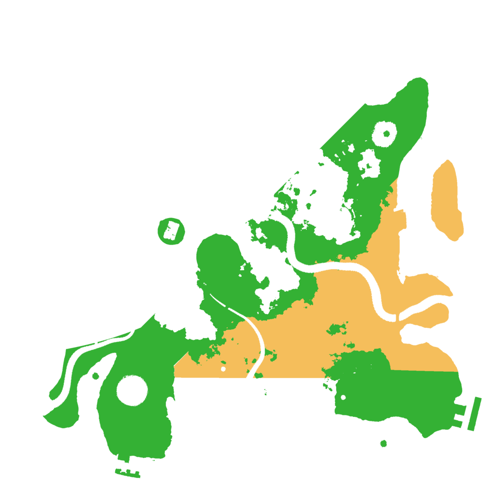 Biome Rust Map: Procedural Map, Size: 3000, Seed: 1743859729