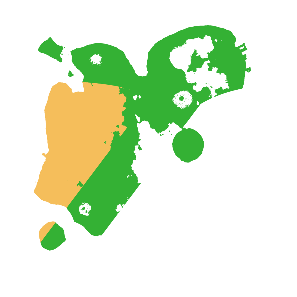 Biome Rust Map: Procedural Map, Size: 2500, Seed: 150000