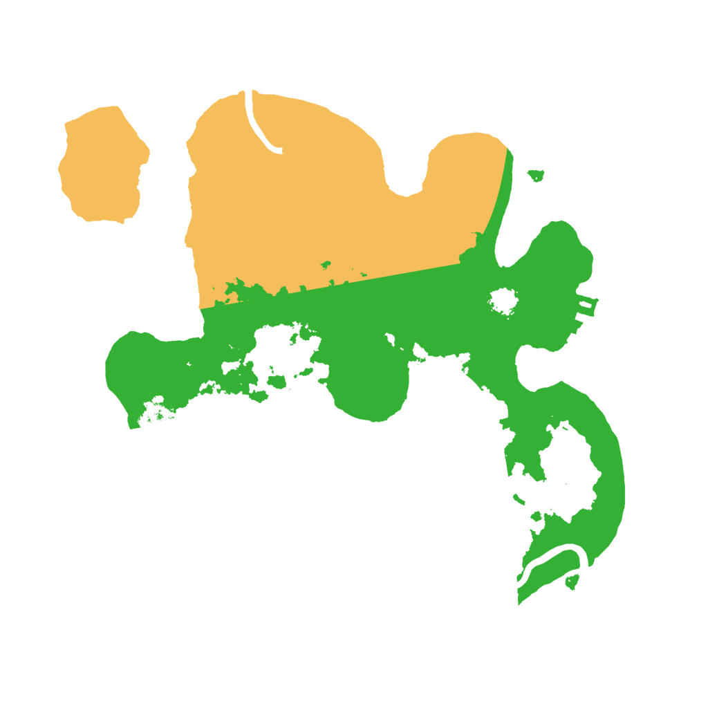 Biome Rust Map: Procedural Map, Size: 2350, Seed: 2035498