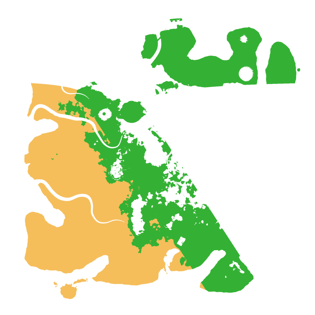 Biome Rust Map: Procedural Map, Size: 3900, Seed: 1393783525