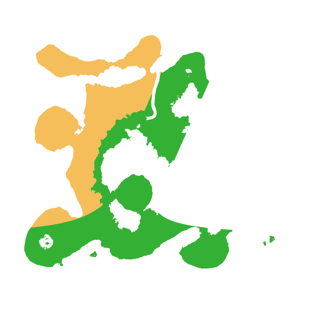 Biome Rust Map: Procedural Map, Size: 2400, Seed: 335097783