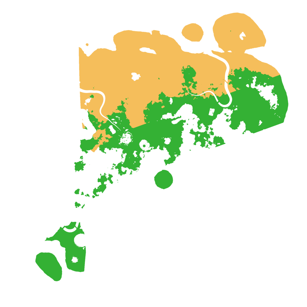 Biome Rust Map: Procedural Map, Size: 4500, Seed: 1892493455
