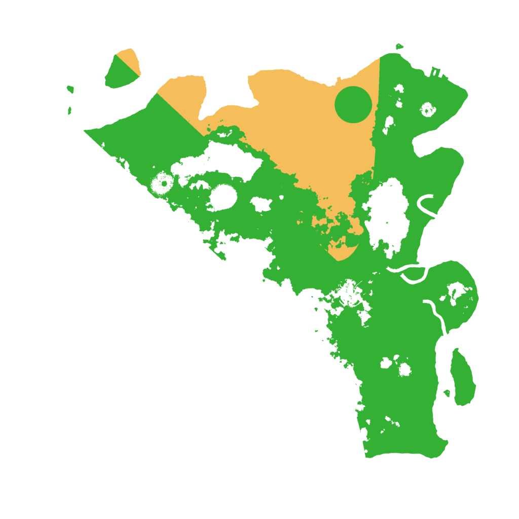Biome Rust Map: Procedural Map, Size: 3700, Seed: 1794899040