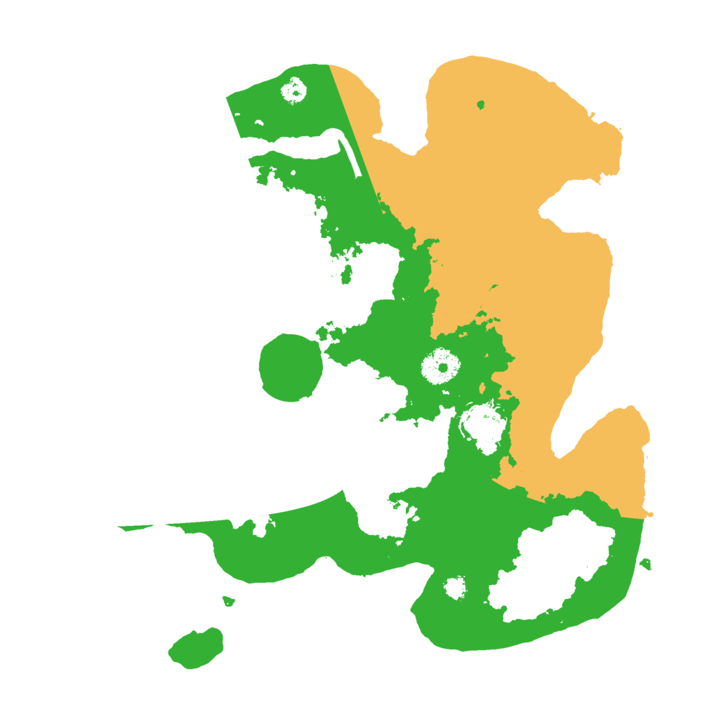 Biome Rust Map: Procedural Map, Size: 3000, Seed: 76543
