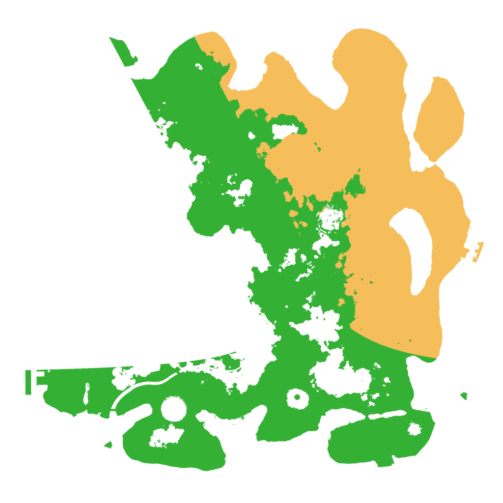 Biome Rust Map: Procedural Map, Size: 3500, Seed: 553469664