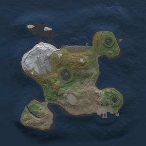 Thumbnail Rust Map: Procedural Map, Size: 2000, Seed: 7777, 8 Monuments