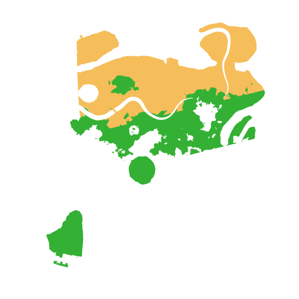 Biome Rust Map: Procedural Map, Size: 3000, Seed: 1516197378