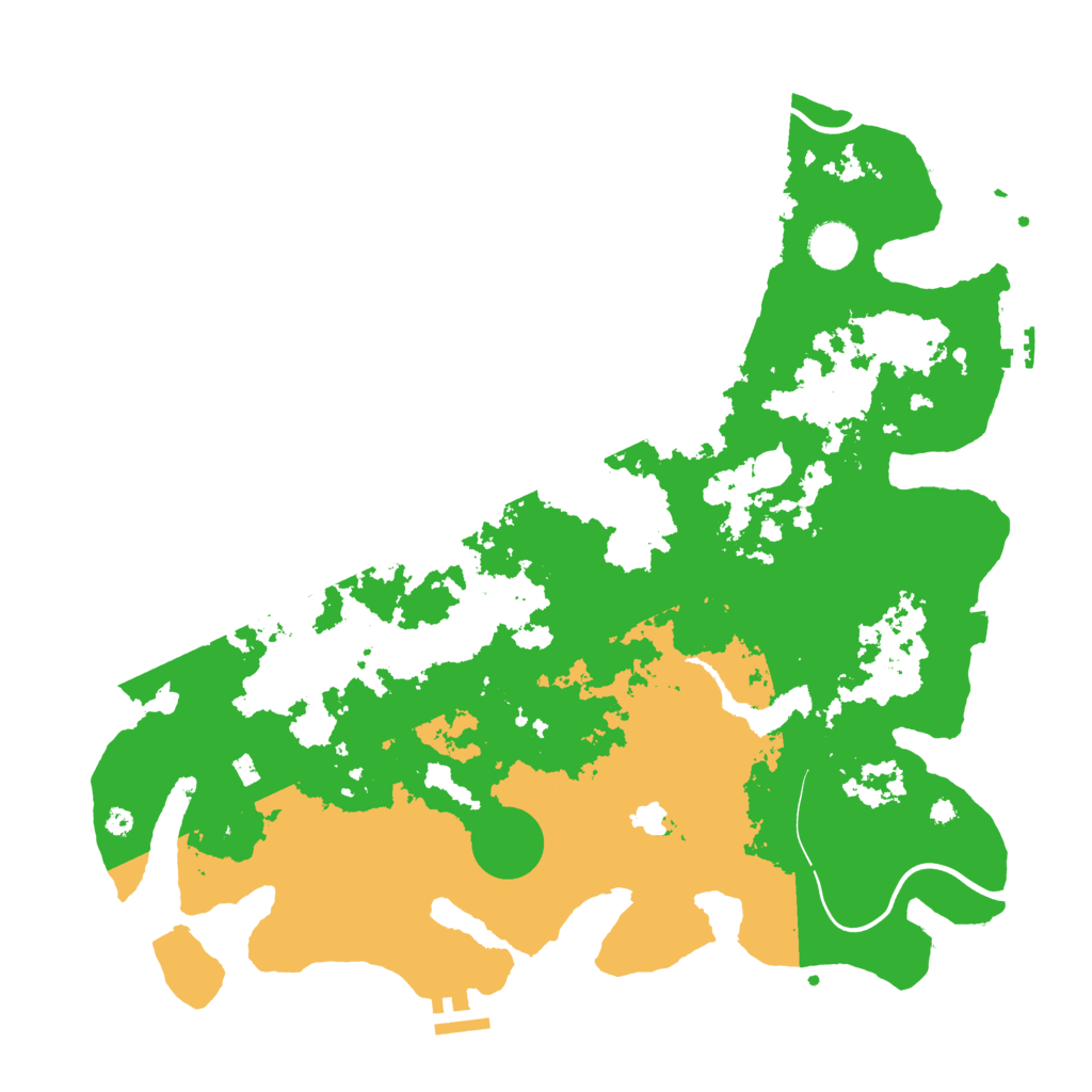 Biome Rust Map: Procedural Map, Size: 4000, Seed: 69420183