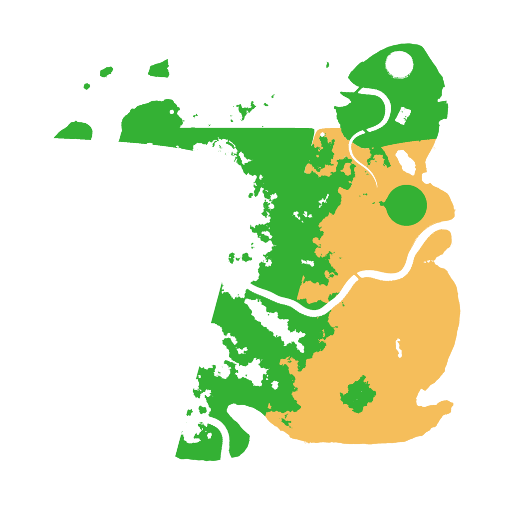 Biome Rust Map: Procedural Map, Size: 3300, Seed: 4000