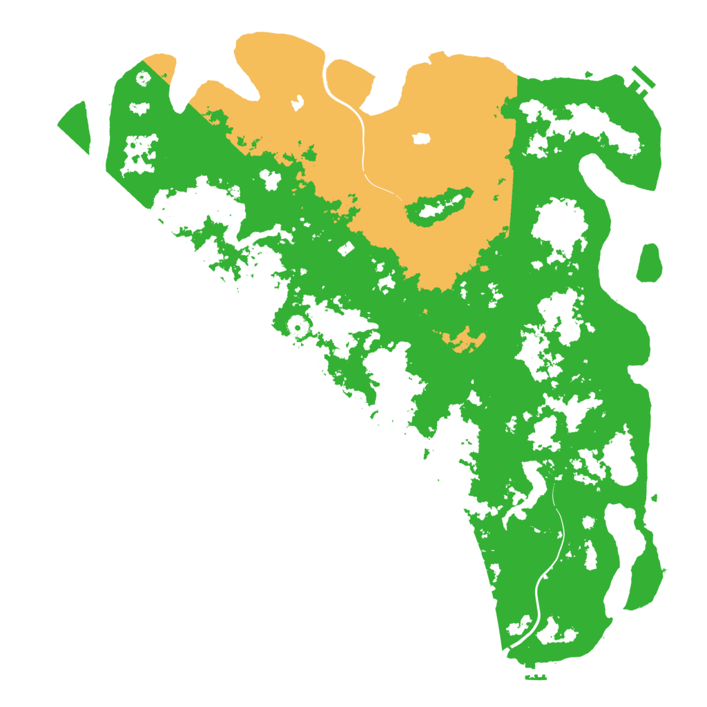 Biome Rust Map: Procedural Map, Size: 5000, Seed: 2315355