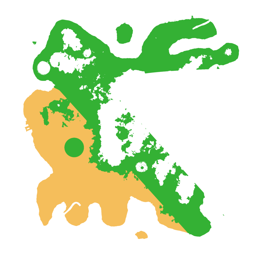 Biome Rust Map: Procedural Map, Size: 3500, Seed: 593003441