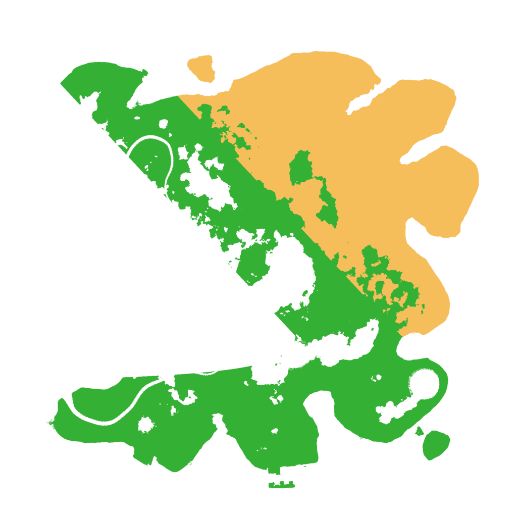Biome Rust Map: Procedural Map, Size: 3000, Seed: 1658331818