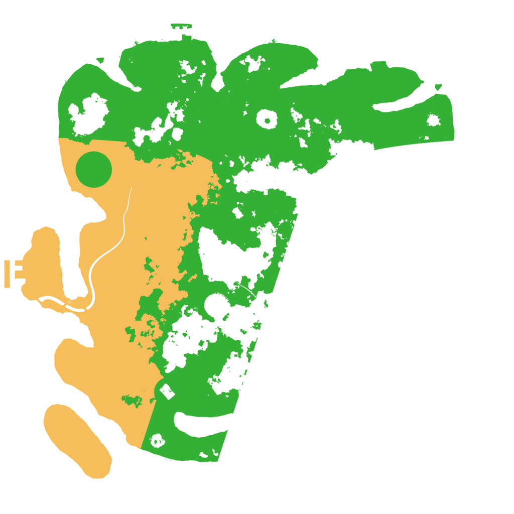 Biome Rust Map: Procedural Map, Size: 3750, Seed: 519703416