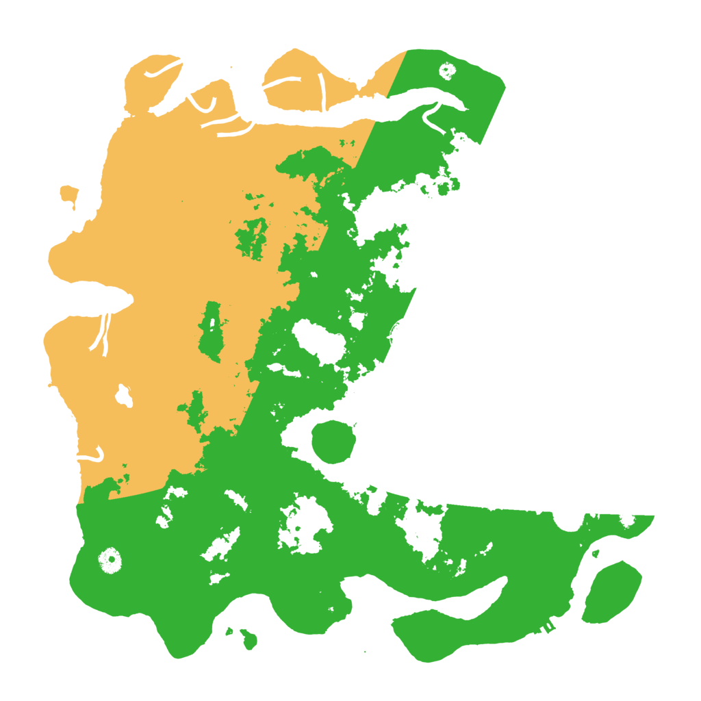 Biome Rust Map: Procedural Map, Size: 4400, Seed: 1860996273