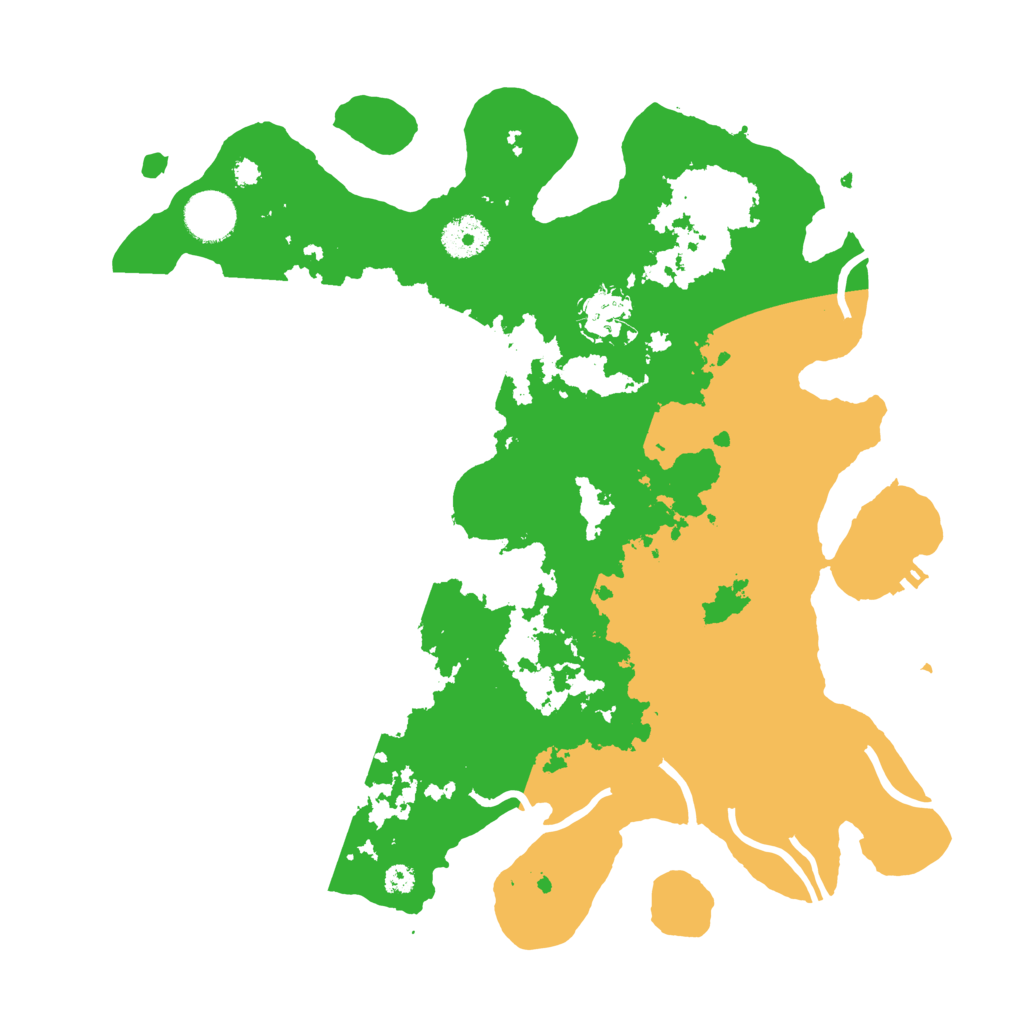 Biome Rust Map: Procedural Map, Size: 3500, Seed: 1886865786