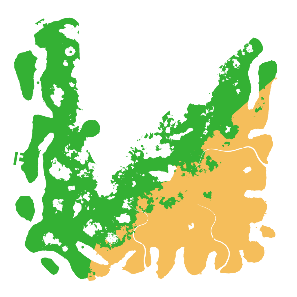 Biome Rust Map: Procedural Map, Size: 4600, Seed: 4797197