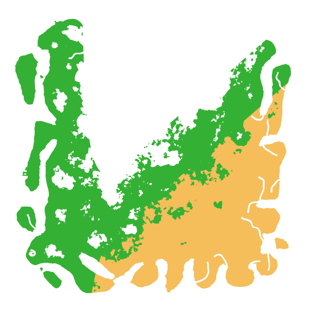 Biome Rust Map: Procedural Map, Size: 4600, Seed: 4797197