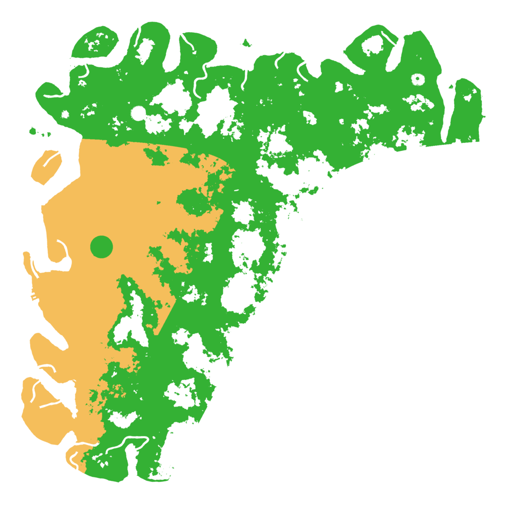 Biome Rust Map: Procedural Map, Size: 6000, Seed: 46745887
