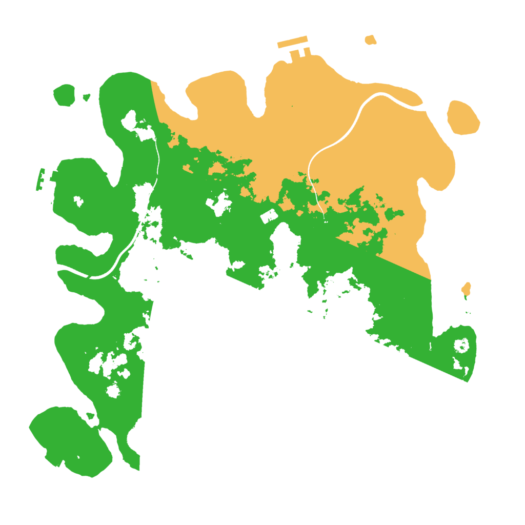 Biome Rust Map: Procedural Map, Size: 3500, Seed: 2069513011