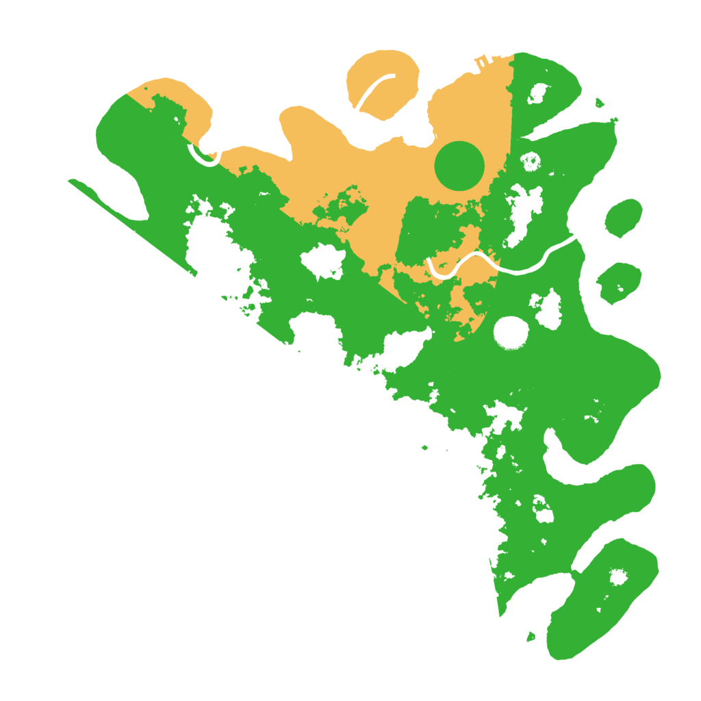 Biome Rust Map: Procedural Map, Size: 3700, Seed: 649813194