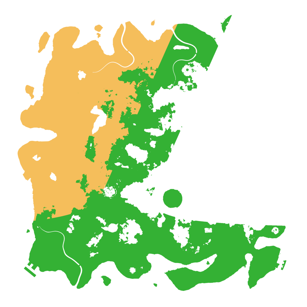 Biome Rust Map: Procedural Map, Size: 4500, Seed: 1860996273