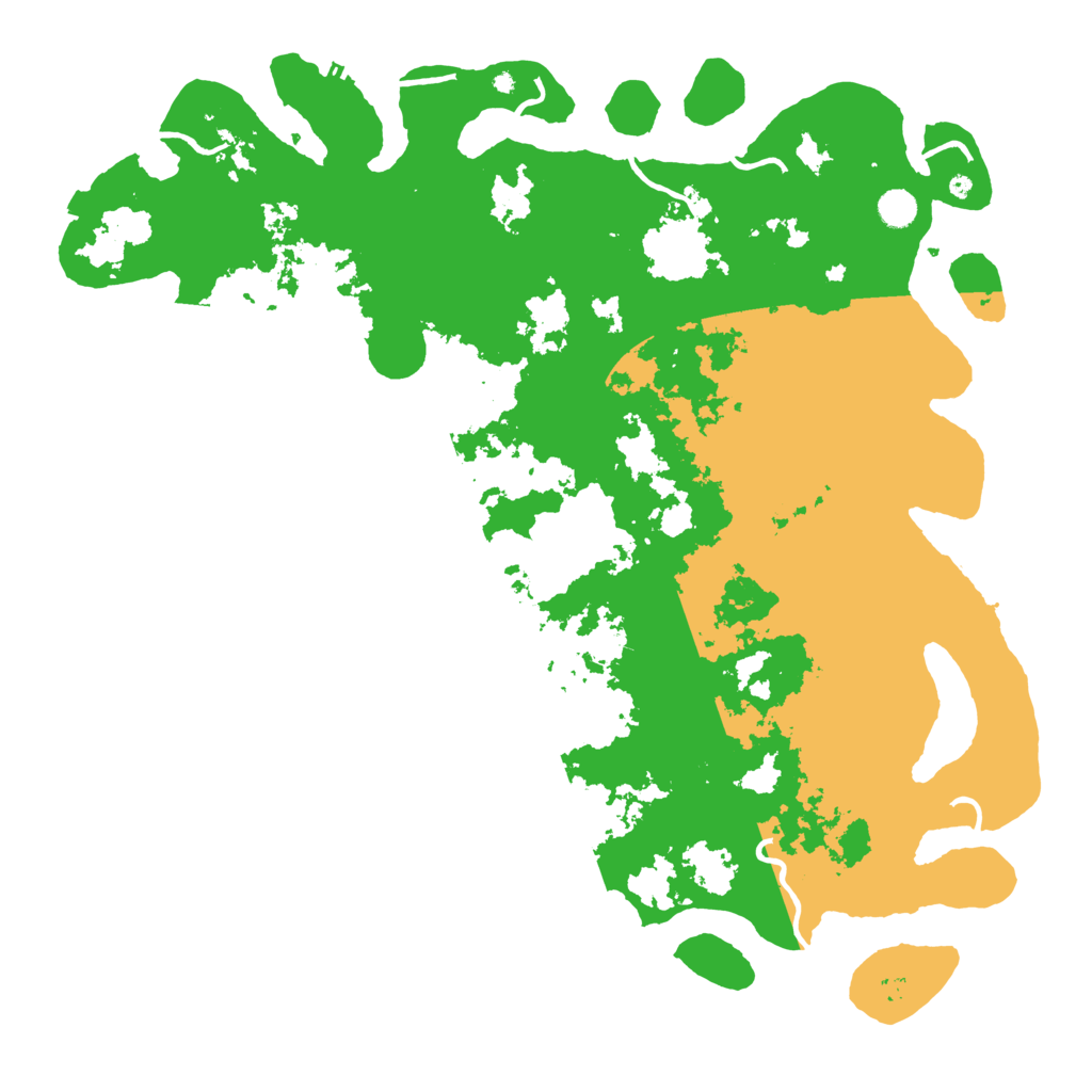 Biome Rust Map: Procedural Map, Size: 5000, Seed: 20555295