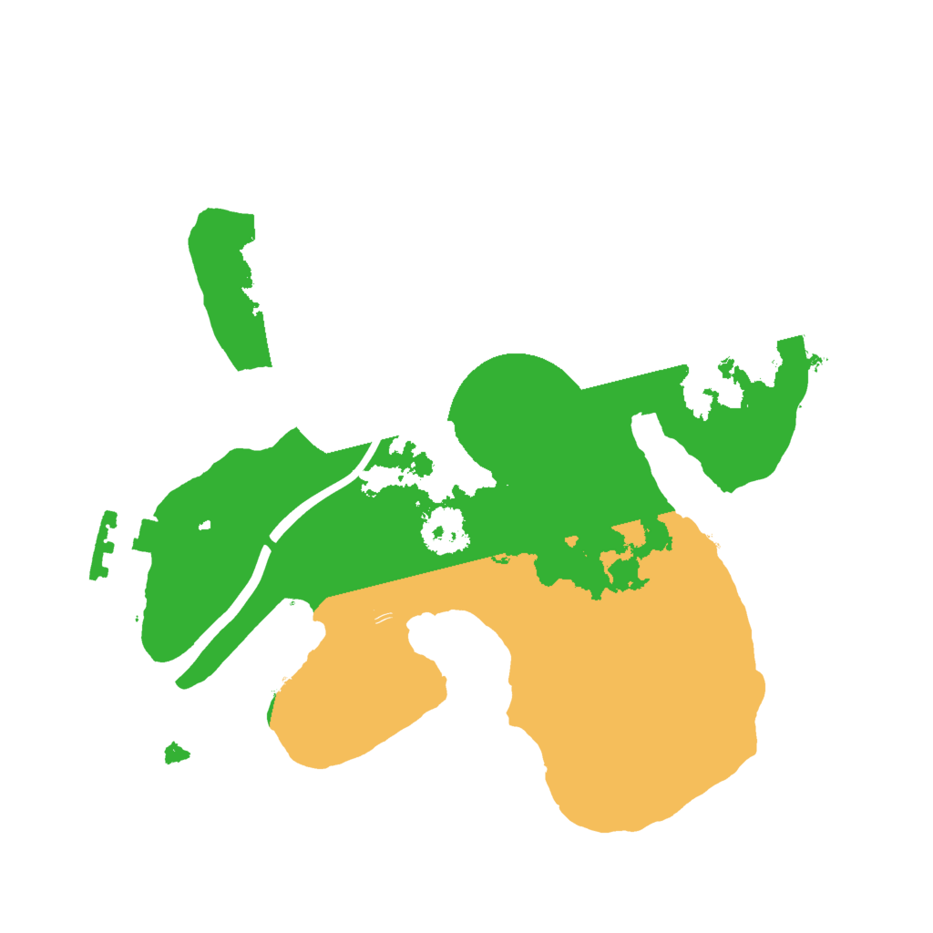 Biome Rust Map: Procedural Map, Size: 2000, Seed: 785078609