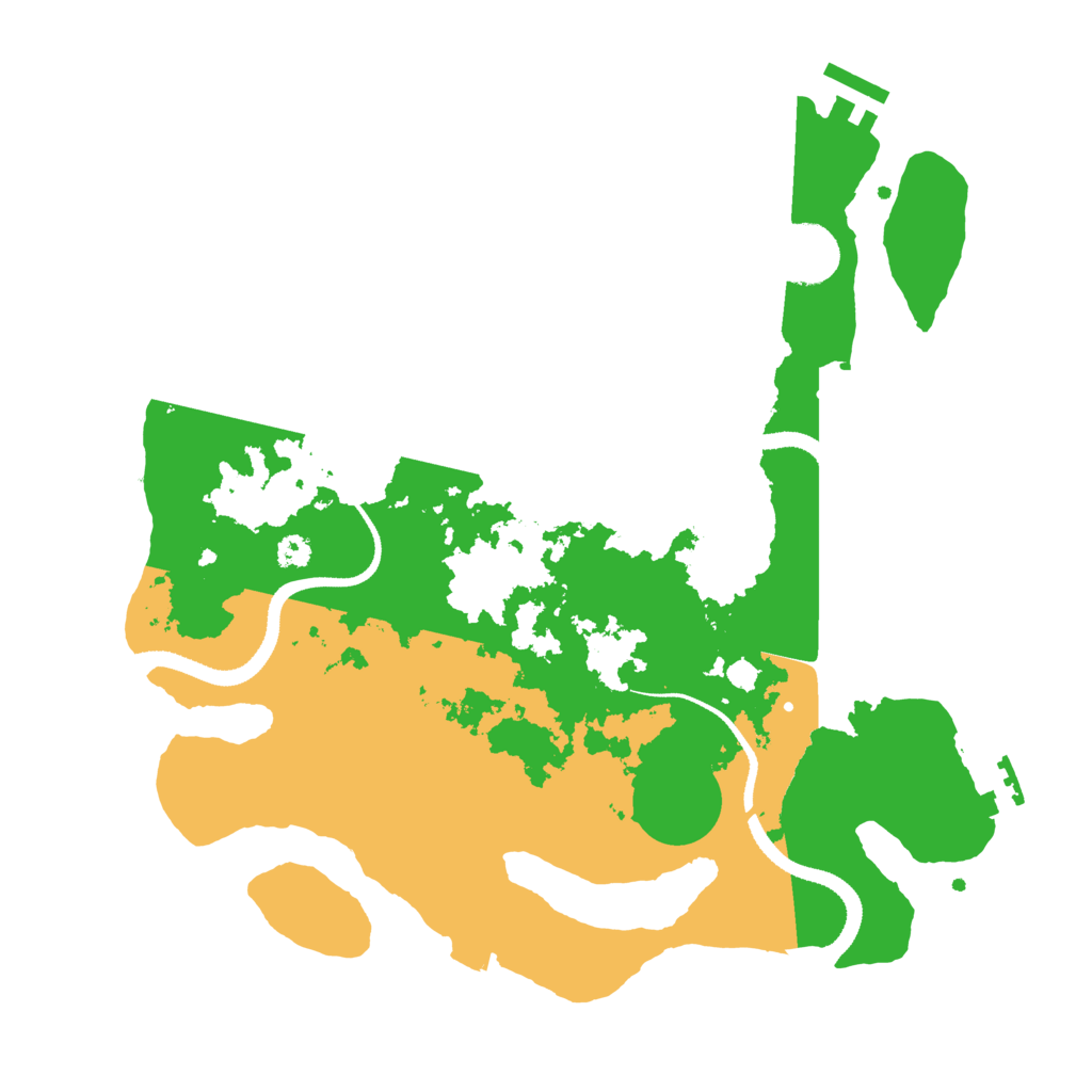 Biome Rust Map: Procedural Map, Size: 3250, Seed: 4312323