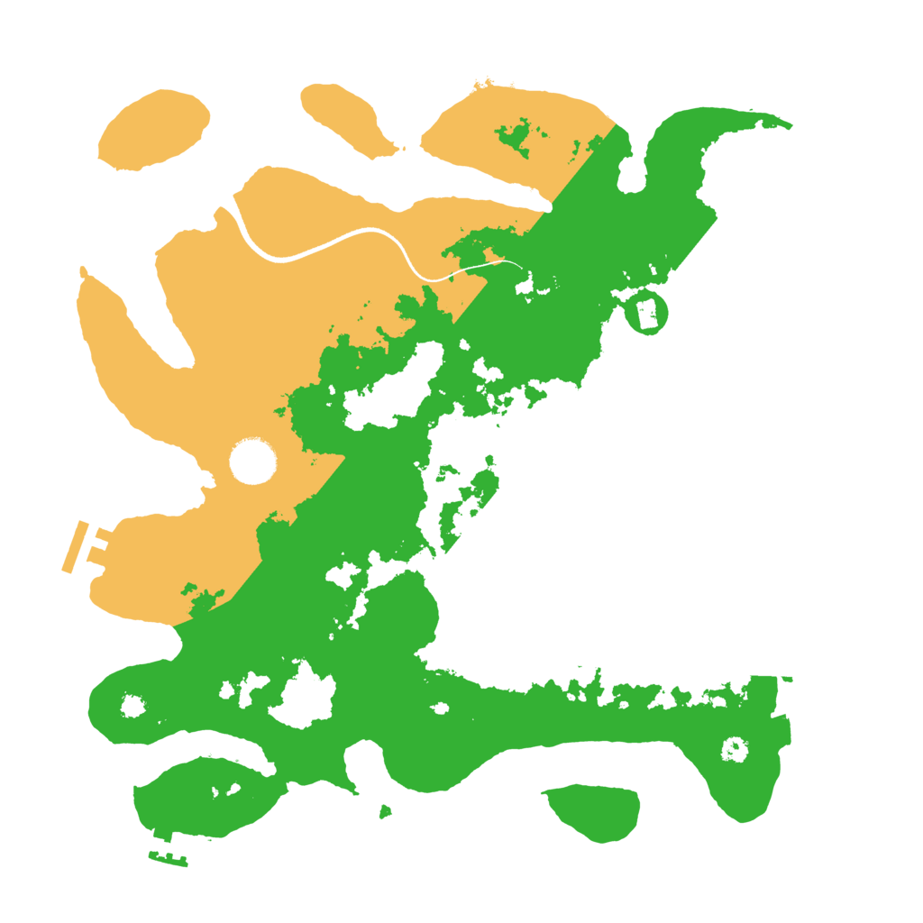 Biome Rust Map: Procedural Map, Size: 3500, Seed: 452875