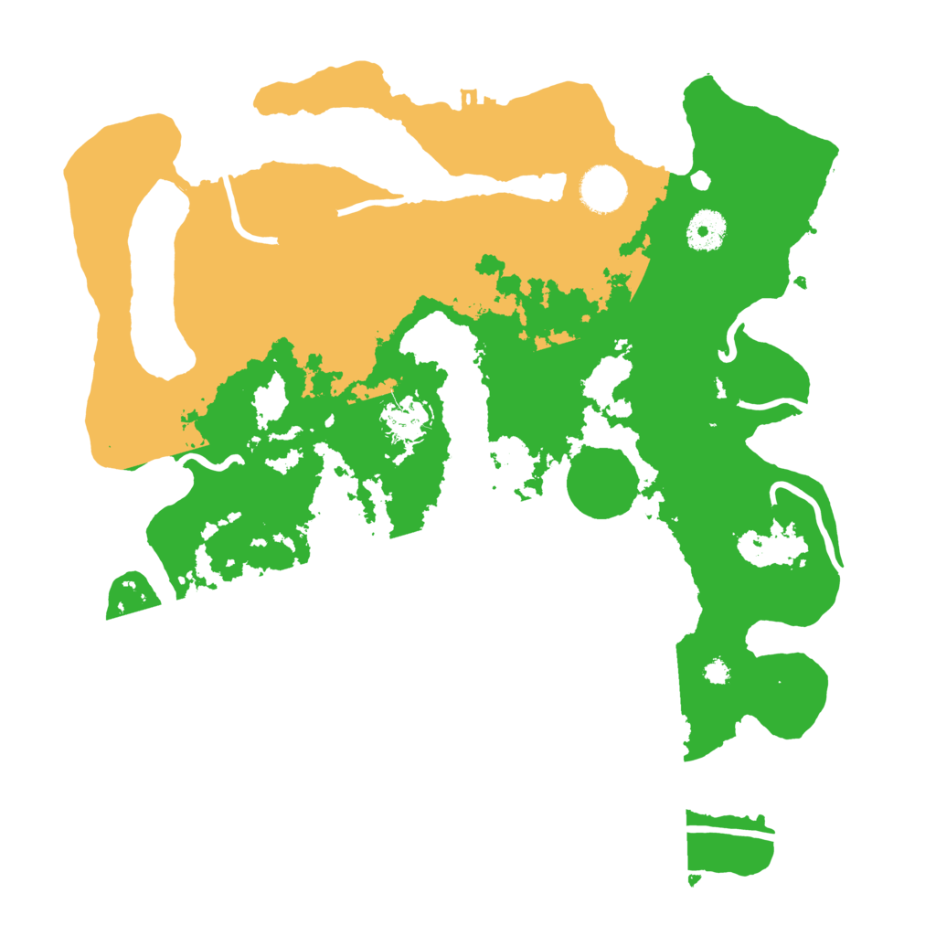 Biome Rust Map: Procedural Map, Size: 3500, Seed: 121316000