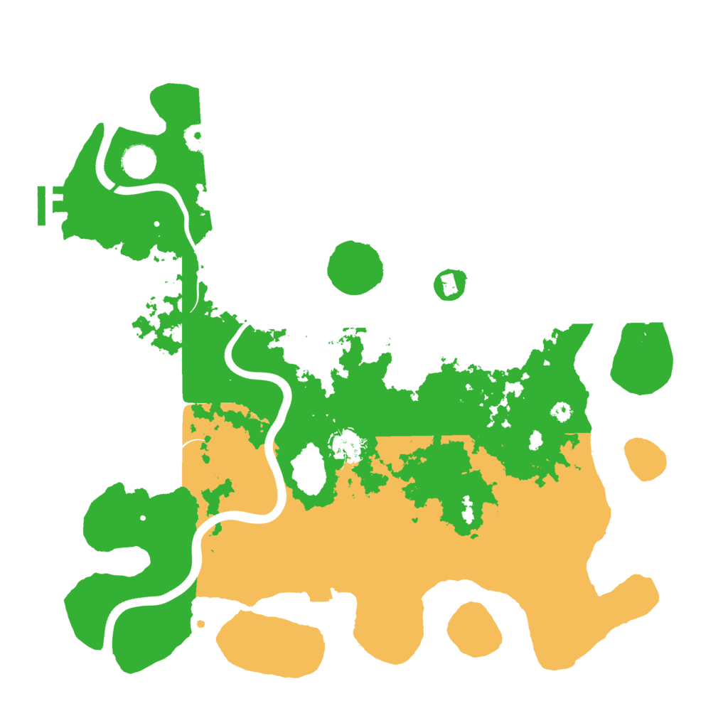 Biome Rust Map: Procedural Map, Size: 3750, Seed: 828971589