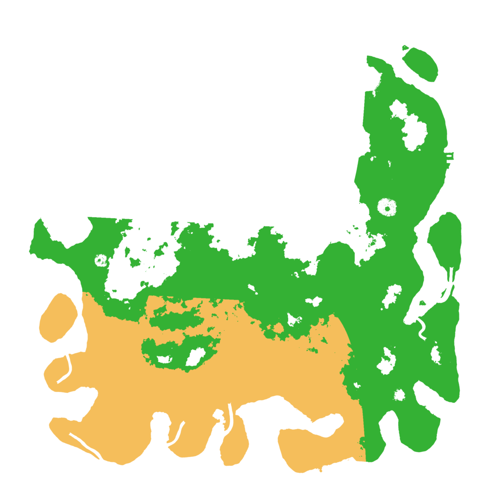 Biome Rust Map: Procedural Map, Size: 4050, Seed: 1250096659