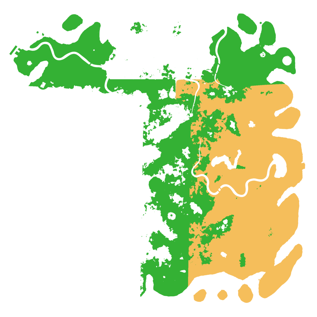 Biome Rust Map: Procedural Map, Size: 6000, Seed: 645413856