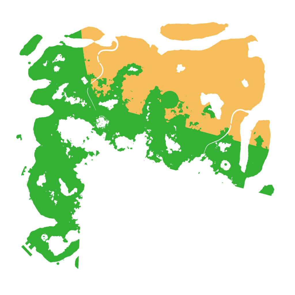 Biome Rust Map: Procedural Map, Size: 4500, Seed: 223658