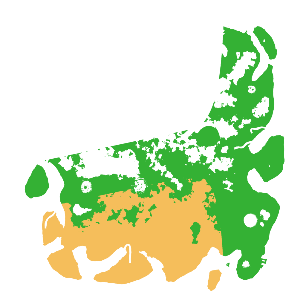 Biome Rust Map: Procedural Map, Size: 4000, Seed: 420514